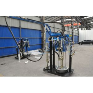 two part component silicone sealant extruder machine