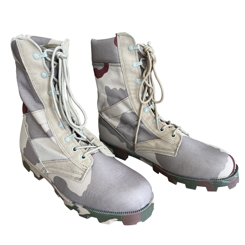 Shin Level Up-Lace Oxford Leather Safety Boots with Hard Toecap and Rubber Sole