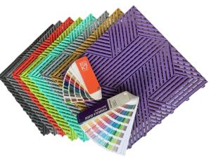 China 18mm Epoxy Garage Floor Tiles Colorful Heavy Duty Garage Floor Tiles factory