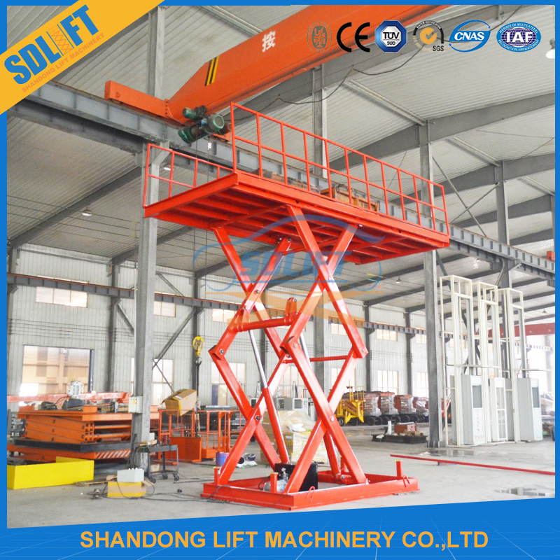Automotive Hydraulic Scissor Lift For Basement Garage Parking 1 Or 2 Cars