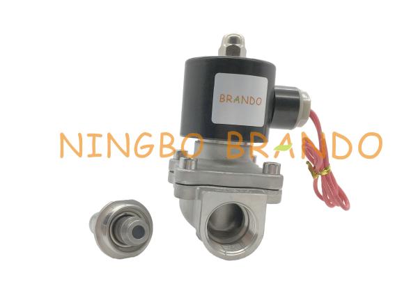 Thread Connector Normal Closed 2S200-20 Series Stainless Steel Valve Water
