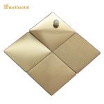 ASTM Cold Rolled Stainless Steel Plate Gold Rose Four Feet