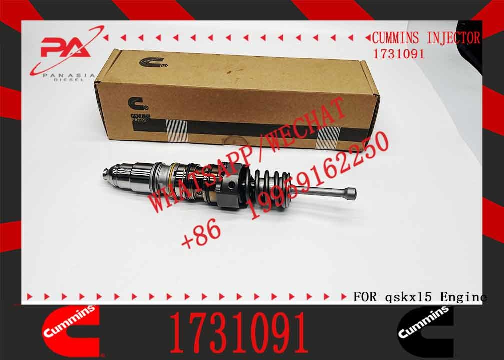 Construction Machinery PartsFuel Injector For QSKX15 Diesel 579251 1846350 579261 1731091 For CUMMINS Diesel Engine