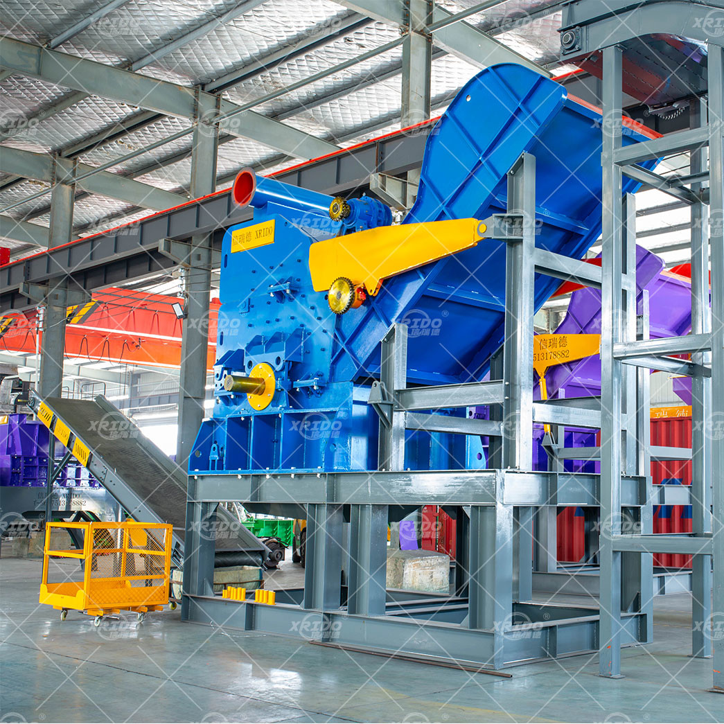Scrap Aluminum Crusher Machine Aluminum Hammer Mill Scrap Metal Iron Mobile Crusher