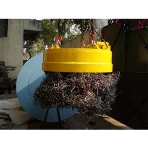 China Simple Convenient Scrap Lifting Magnet Unique Heat Protection Low Maintenance factory