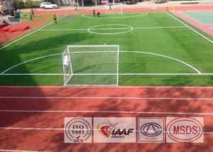 China Sandwich System Athletics Running Track , Synthetic Jogging Track Surface factory