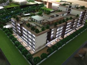 China 1/75 scale residential physical scale model for sale marketing factory