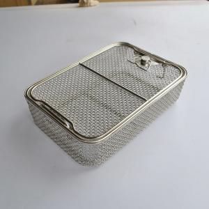 China Stainless Steel Silver Wire Mesh Tray Sterilizing Corrosion Resistant factory