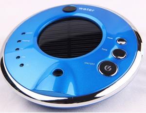 China Air freshener solar car air purifier shell with negative ion HDJHQ3-2 blue color on sale