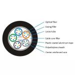 LSZH/PE External Optical Fibre Cable G652D/G657A1 GYTA Aluminum Tape