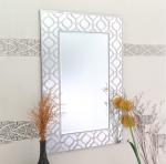 Vertical Rectangle Glass Wall Mirror Fashionable Design Eco Friendly