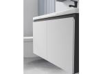 Luxury Floating Bathroom Vanity Supplier Mirror Cabinet Modern Matte White Wall