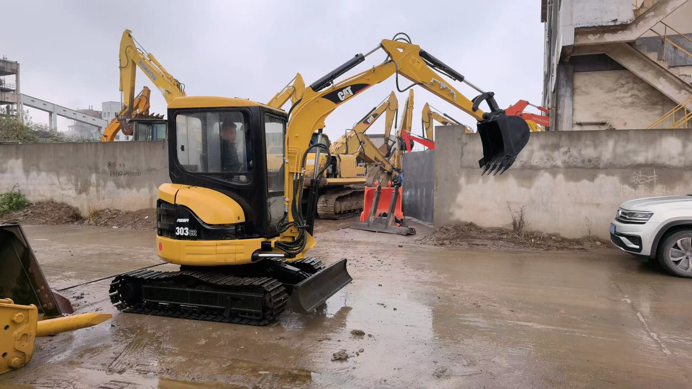 2018 Year Model Caterpillar 303CR Excavator with Good Condition and MITSUBISHI Engine