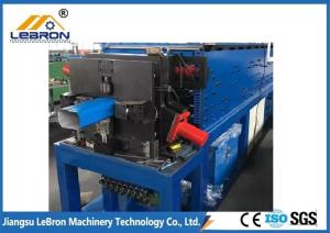 China Full Automatic Metal Half Round Gutter Machine Durable Servo Guiding Device factory