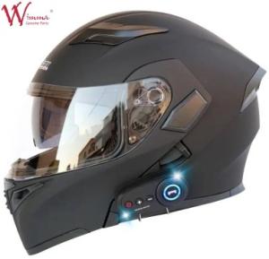 China Motorcycle Full Face Helmet Electronic Bike Windproof Fog Proof With Adjustable Vents factory