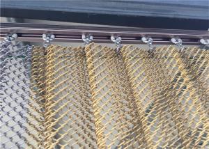 China Fireplace 6*6mm Metal Coil Drapery Flexible Home Decor factory