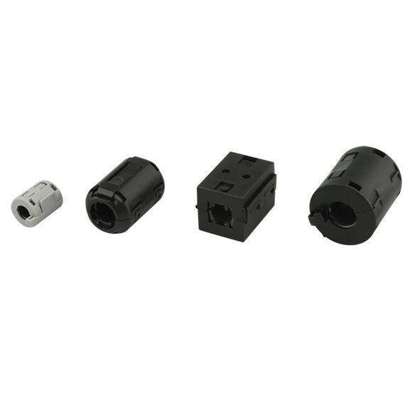Magnetic Ferrite Cable Clamps 0.28-Inch ID 7mm Wires Clip-In Design with High