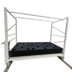 China 18cm To 35cm Height Greenhouse Plant Rack Water Saving Aeroponic Grow System factory