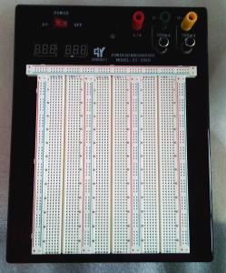 China Round Solderless Powered Breadboard / Flame Resistant Breadboard Power 110V - 240V factory
