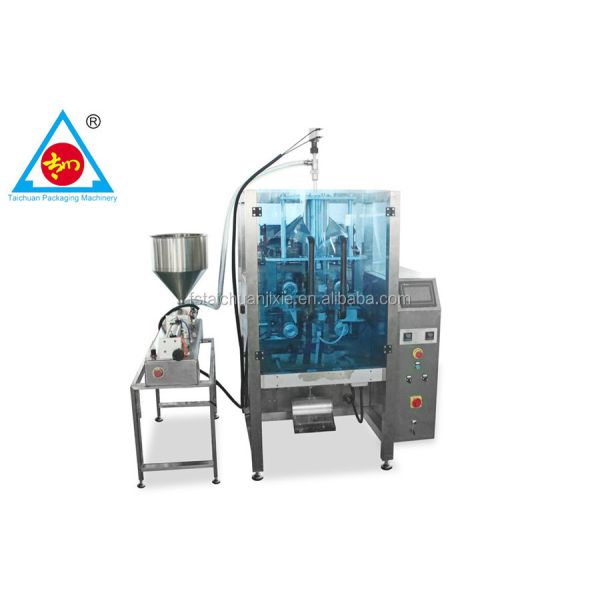China Automatic ginger garlic paste sauce pouch honey processing and packing machine factory