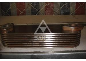 China Alloy Steel Engine Oil Cooler DH300 DOOSAN Excavator Diesel Engine Parts factory