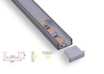Customized White Led Strip Aluminium Profile , 3m Led Strip Channel With
