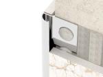 TUV Brushed Stainless Steel Tile Trim 10mm Bright Finishing Closing Metal Strip