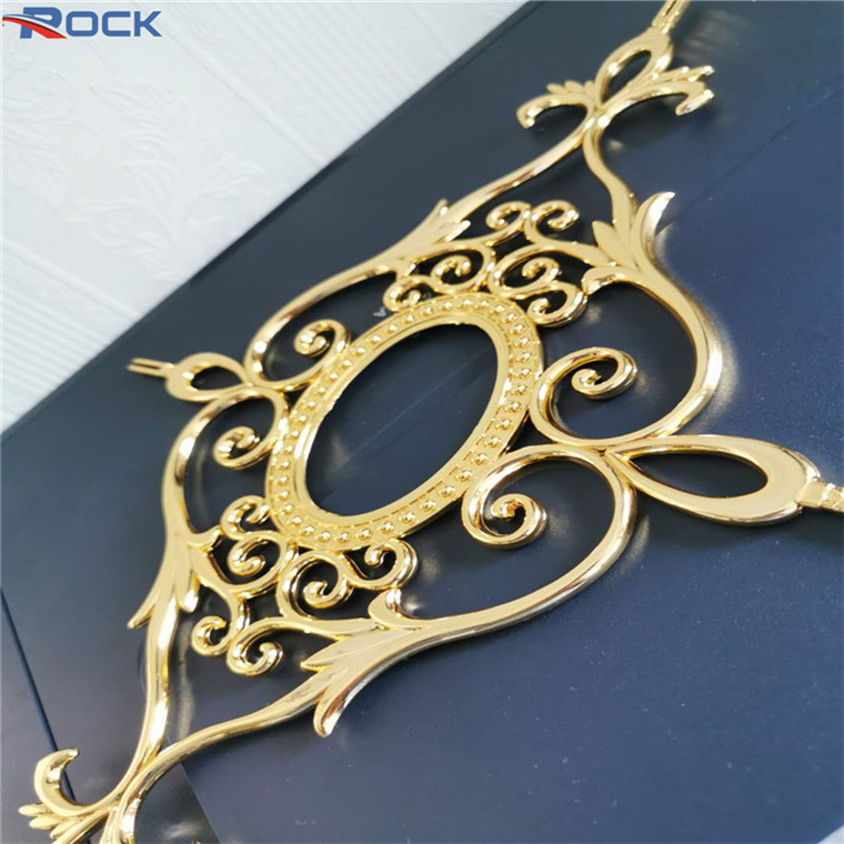 5*9 popular golden aluminum Georgian decorative bars flower for windows