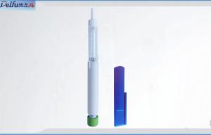 China Plastic Diabetes Insulin Pen Built - In 15 Pulse Stepping Motors Dosage Adjustable factory