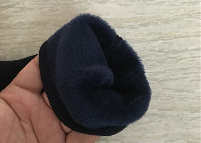 Warmest Sheepskin Gloves Velvet Fleece Gloves Red Color Rex Rabbit Fur Touch Screen