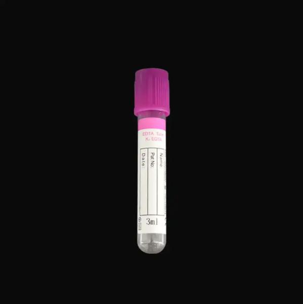 Medical Consumables Blood Sample Collection Tube EDTA Sterile Disposable Glass