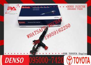 China 23670-30250 23670-30310 0950007420 Common Rail Diesel Fuel Injector 095000 7420 095000-7420 for Toyota factory