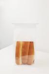 OEM ODM 50g Natural White Paper Bread Packaging Bags Moisture Proof