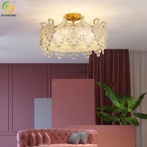 China Romantic Clear Crystal Pendant Light For Bedroom H240mm factory