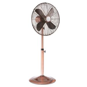 China 40cm 65W 3 Speed Retro Standing Fan Stong Wind With Finish Air Circulate factory