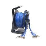 Portable Breakout Fiber Cable Reel With 6/8Core Breakout TPU Outdoor Armored