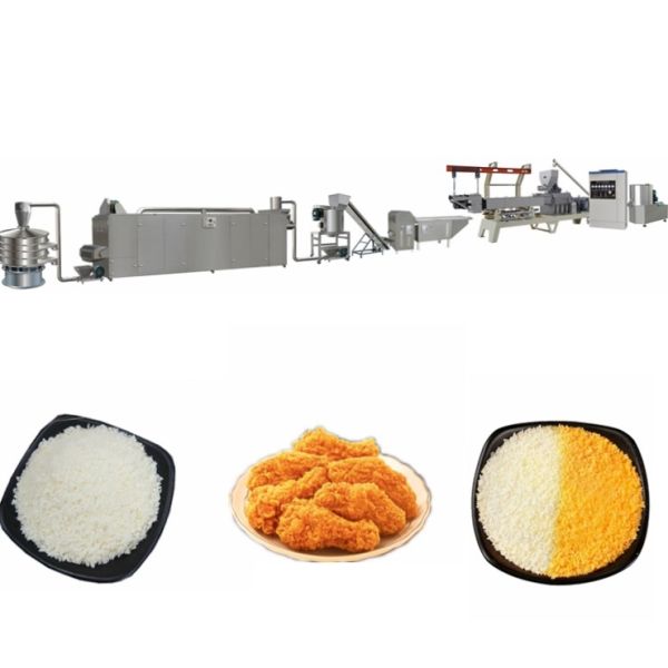 China 100kg Panko Bread Maker Bread Crumbs Making Machine 120kg/H factory