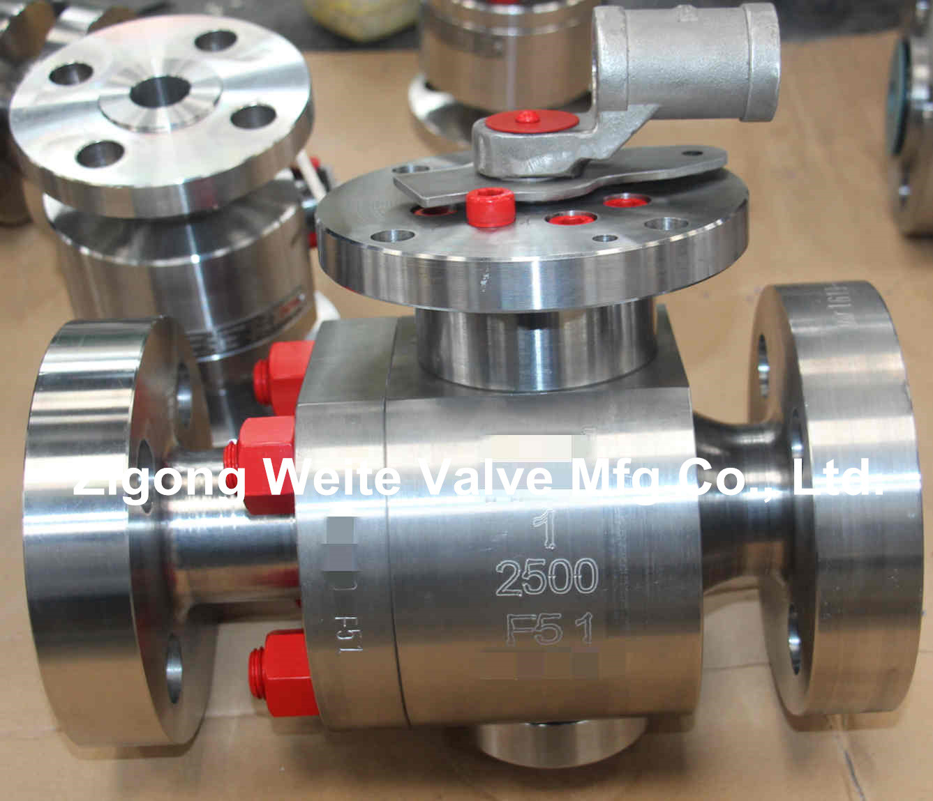 Industrial Duplex F51 Stainless Steel Flanged Ball Valve 1In