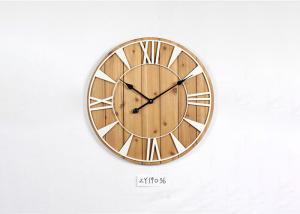 China Round Numerals Irregular Knot Metal Frame Wall Clock factory