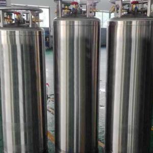 China 200L Low Pressure Liquid Nitrogen Tank 300 Liters Building Valve Transportable factory