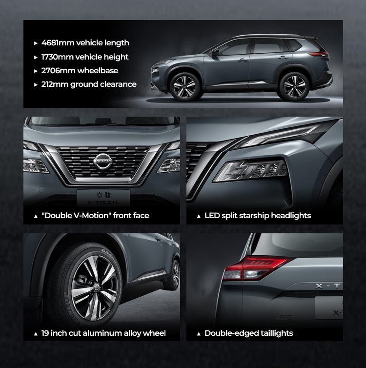 NISSAN X-TRAIL 2023 Fashion 5 Seats 5 Doors Luxury Suv With Petrol Engine For End Market Needs