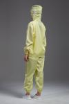 Customized Color ESD Clean Room Garments , Anti Static Workwear Clothing