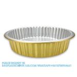 270mm Diameter 3500ml Golden Series Aluminum Foil Baking Round Shape Pan