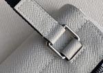 Leather Message Tote Ladies White Cross Body Bag Monogram Eclipse