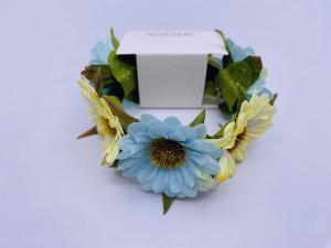 China Adults Children Flower Hair Bobble , Multicolor Flower Elastic Hair Bands factory