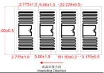 Factory 44*19mm UHF rfid long rang tag rfid sticker uhf label tag , UHF RFID