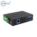 UT11GP-SFP 10/100/1000M 1SFP+POE+ 30W unmanaged industrial media converter DIN