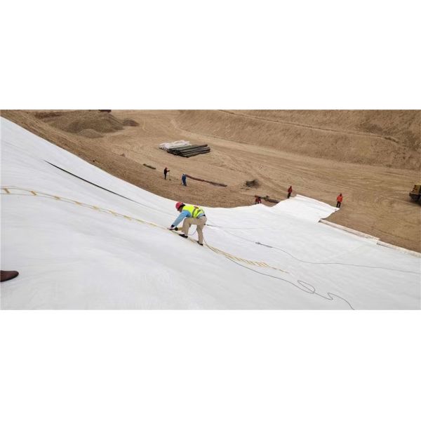 China Needle Punched Nonwoven Geotextile 400g Geofabric Retaining Wall factory