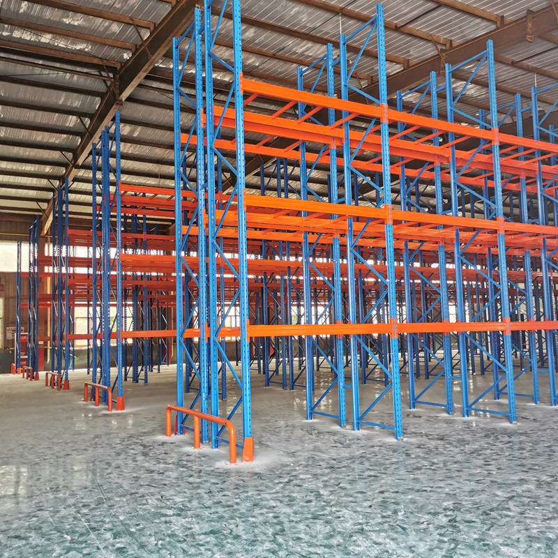 Adjustable Industrial Racks For Warehouse Orange Blue Grey Green