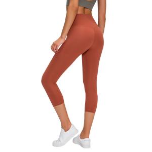 China Spandex Cropped Tight Ass Yoga Pants High Waisted OEM ODM factory